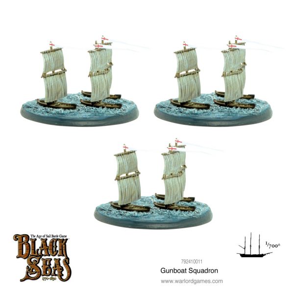 Warlord Games Black Seas  Black Seas Black Seas: Gunboat Squadron - 792410011 - 5060572505384
