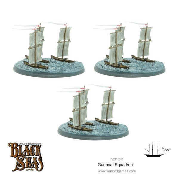 Warlord Games Black Seas  Black Seas Black Seas: Gunboat Squadron - 792410011 - 5060572505384
