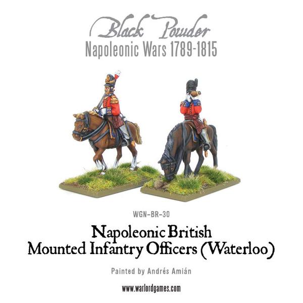 Warlord Games Black Powder  British (Napoleonic) Mounted British Infantry Colonels (Waterloo) - WGN-BR-30 - 5060200849194