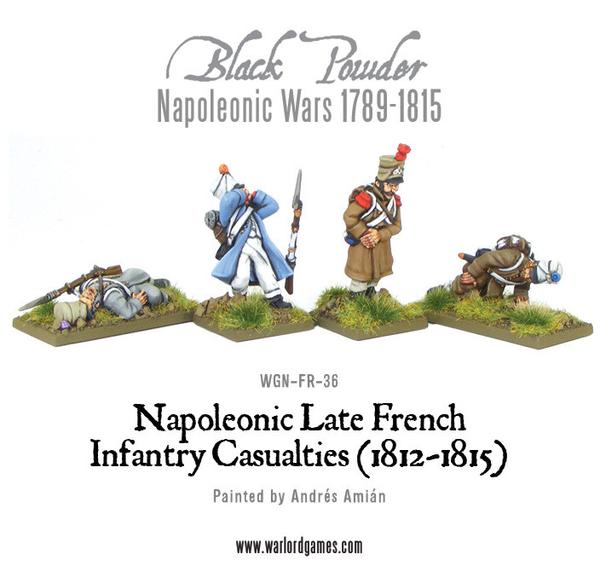 Warlord Games Black Powder  French (Napoleonic) French Infantry Casualties (1812-1815) - WGN-FR-36 - 5060393700708