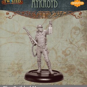 Demented Games Twisted: A Steampunk Skirmish Game  Guild of Harmony Aykroyd Paranormal Investigator (Metal) - RGM005 -