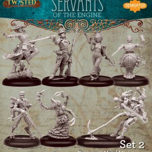 Demented Games Twisted: A Steampunk Skirmish Game  Twisted Essentials Servants of the Engine Box Set 2 - RSM902 -