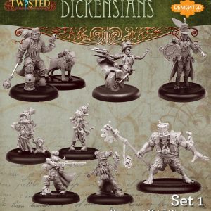 Demented Games Twisted: A Steampunk Skirmish Game  Dickensians Dickensians Box Set 1 - RDM901 -