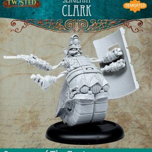 Demented Games Twisted: A Steampunk Skirmish Game  Servants of the Engine Bobby Constable Riot Shield (Resin) - RER112 -