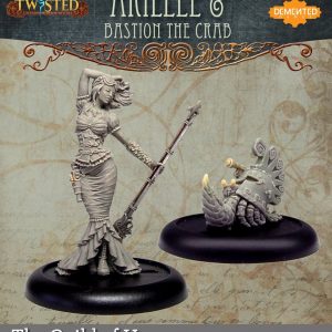 Demented Games Twisted: A Steampunk Skirmish Game  Guild of Harmony Arielle and Bastion the Crab (Metal) - RGM009 -