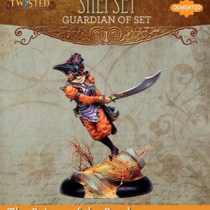 Demented Games Twisted: A Steampunk Skirmish Game  Scions of the Sands Guardian of Set Huntress Shepset (Metal) - REM102 -