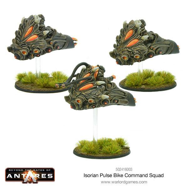 Warlord Games Beyond the Gates of Antares   Isorian Pulse Bike Command Squad - 502416003 - 5060393709398