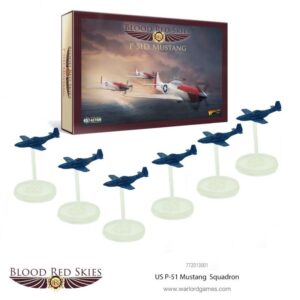 Warlord Games Blood Red Skies  Blood Red Skies Blood Red Skies: US P-51 Mustang Squadron - 772013001 - 5060393707059