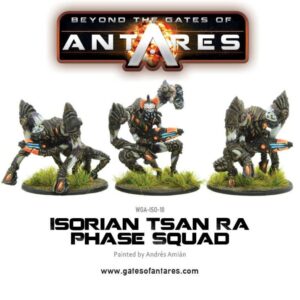 Warlord Games Beyond the Gates of Antares   Isorian Tsan Ra Phase Squad (3 Models) - WGA-ISO-10 - 5060393703952