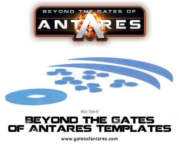 Warlord Games Beyond the Gates of Antares   Beyond the Gates of Antares Templates - WGA-TEM-01 - 5060393702672