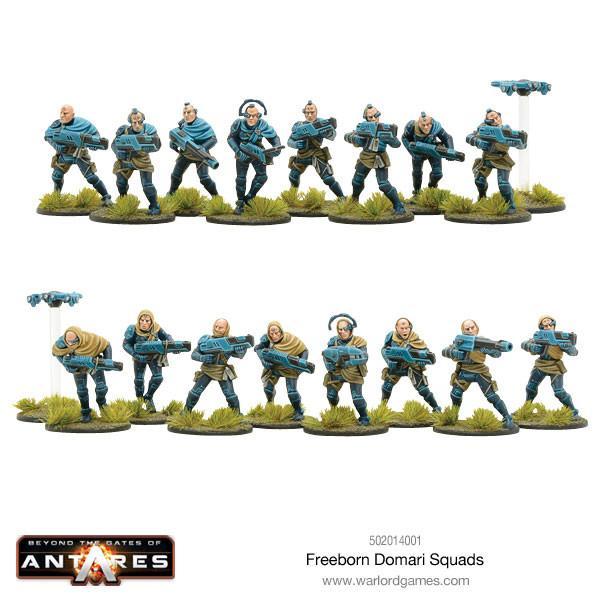 Warlord Games Beyond the Gates of Antares   Freeborn Domari Squad - 502014001 - 5060393706236