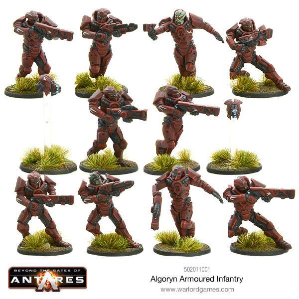 Warlord Games Beyond the Gates of Antares   Algoryn Armoured Infantry - 502011001 - 5060393705536