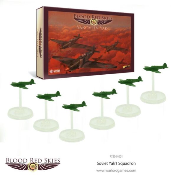 Warlord Games Blood Red Skies  Blood Red Skies Blood Red Skies: Soviet Yak1 Squadron - 772014001 - 5060393707097