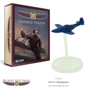 Warlord Games Blood Red Skies  Blood Red Skies Blood Red Skies: US P-51 Mustang Ace George Preddy - 772013002 - 5060393707066