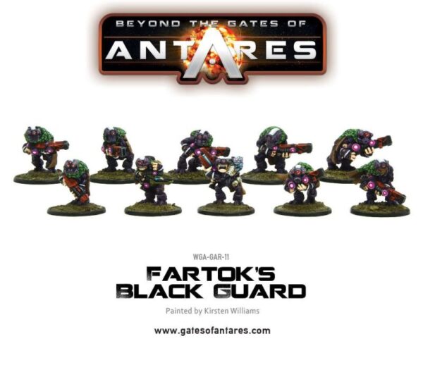 Warlord Games Beyond the Gates of Antares   Fartok's Black Guard (10 Models) - WGA-GAR-11 - 5060393703969