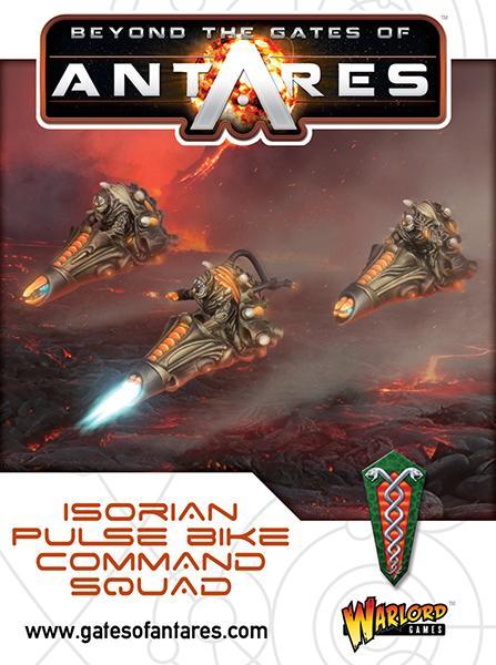 Warlord Games Beyond the Gates of Antares   Isorian Pulse Bike Command Squad - 502416003 - 5060393709398
