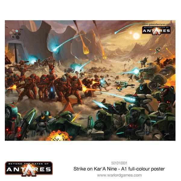Warlord Games Beyond the Gates of Antares   Beyond the Gates of Antares: Strike on Kar'a Nine - 501010001 - 5060393705529