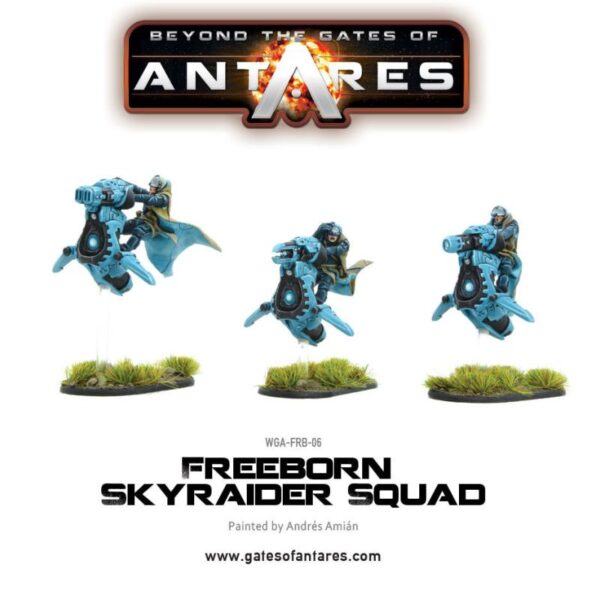 Warlord Games Beyond the Gates of Antares   Freeborn Sky Raider Squad - WGA-FRB-06 - 5060393702320