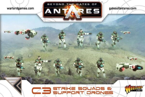 Warlord Games Beyond the Gates of Antares   Concord Strike Squad (Plastic) - WGA-CON-16 - 5060393703051