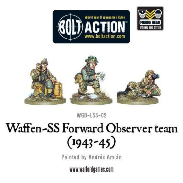 Warlord Games Bolt Action  Germany (BA) Waffen-SS Forward Observer Team - WGB-LSS-02 - 5060200846506
