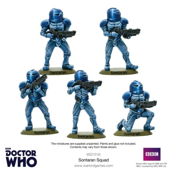 Warlord Games Doctor Who   Doctor Who: Sontaran Squad - 602210104 - 5060572500280