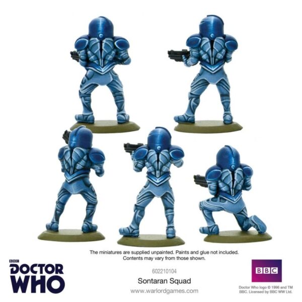 Warlord Games Doctor Who   Doctor Who: Sontaran Squad - 602210104 - 5060572500280