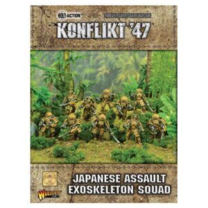 Warlord Games (Direct) Konflikt '47   Japanese Assault Exo Skeleton Squad - 452211204 - 5060393708445