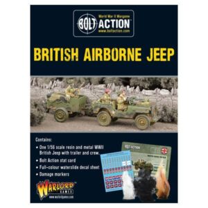 Warlord Games (Direct) Bolt Action   British Airborne Jeep & Trailer - 402411107 - 5060393706229