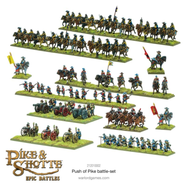 Warlord Games Pike & Shotte Epic Battles   Pike & Shotte Epic Battles: Push of Pike Battle-set - 212010002 - 5060917991636