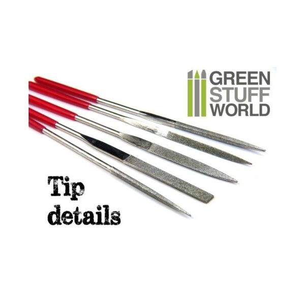 Green Stuff World    GSW Diamond Needle Files Set - Grit 150 - 8436554360345ES - 8436554360345