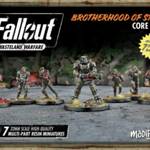 Modiphius Fallout: Wasteland Warfare   Fallout: Wasteland Warfare - Brotherhood of Steel: Core Box - MUH051905 - 5060523342358