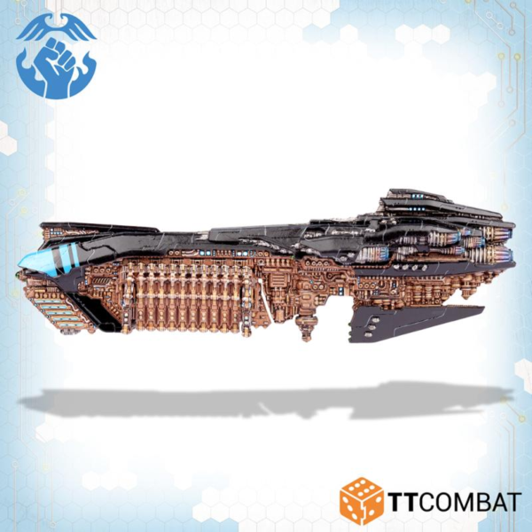 TTCombat Dropfleet Commander   Resistance Senator Battlecruiser - TTDFR-RES-008 - 5060880911648