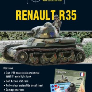 Warlord Games Bolt Action   French Renault R-35 Tank - 402415502 - 5060200845653