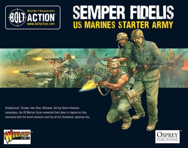 Warlord Games Bolt Action   Semper Fidelis: US Marine Corps Starter Army - WGB-START-10 - 5060200846889