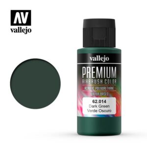Vallejo    AV Vallejo Premium Color - 60ml - Dark Green - VAL62014 - 8429551620147