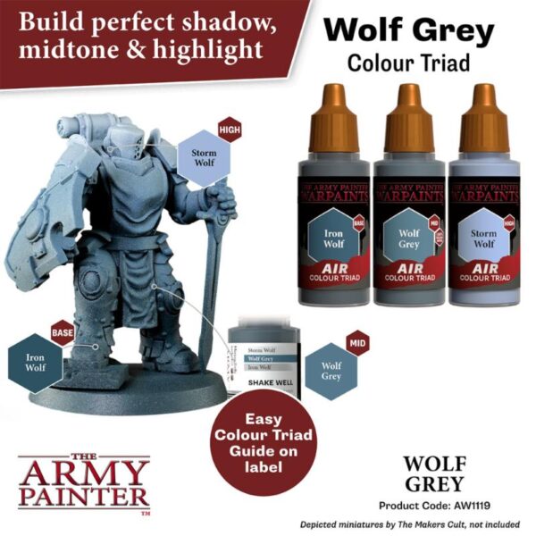 The Army Painter    Warpaint Air: Wolf Grey - APAW1119 - 5713799111981