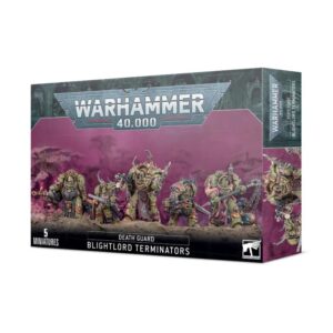 Games Workshop Warhammer 40,000   Death Guard Blightlord Terminators - 99120102124 - 5011921153534