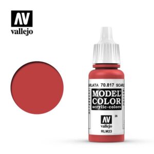 Vallejo    Model Color: Scarlet - VAL817 - 8429551708173