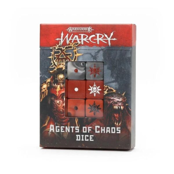 Games Workshop (Direct) Warcry   Warcry: Agents of Chaos Dice Set - 99220201019 - 5011921144075
