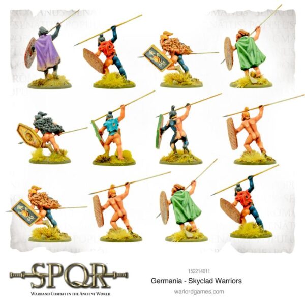 Warlord Games SPQR   SPQR: Germania Skyclad Warriors - 152214011 - 5060572505292