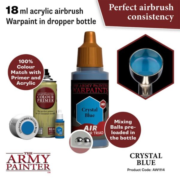 The Army Painter    Warpaint Air: Crystal Blue - APAW1114 - 5713799111486