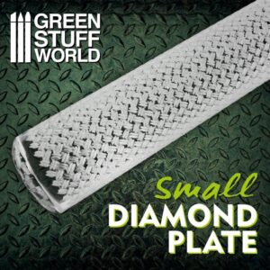 Green Stuff World    Rolling Pin SMALL DIAMOND PLATE - 8436574508697ES - 8436574508697