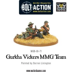 Warlord Games Bolt Action   Gurkha Vickers MMG Team - WGB-BI-71 - 5060200845202