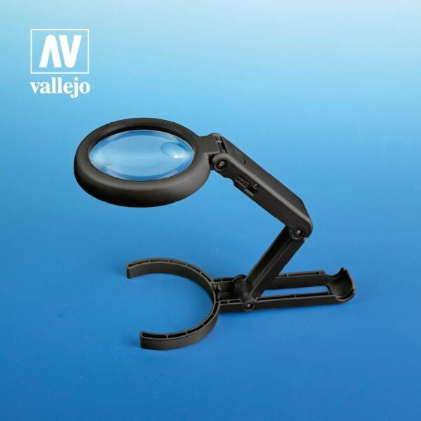 Vallejo    AV Vallejo Tools - Lightcraft Foldable LED Magnifier w/stand - VALT14002 - 8429551930567