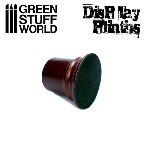Green Stuff World    Round Display Plinth 4.5 cm - Hazelnut Brown - 8436574501605ES - 8436574501605