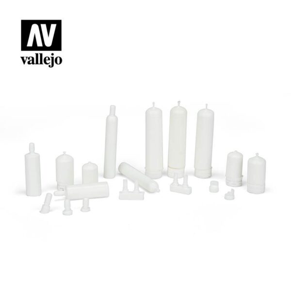 Vallejo    Vallejo Scenics - 1:35 Modern Gas Bottles - VALSC209 - 8429551984799