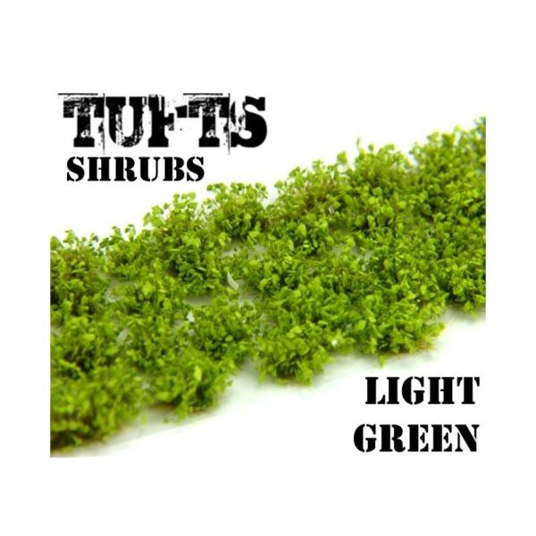 Green Stuff World    Shrubs TUFTS - 6mm self-adhesive - LIGHT GREEN - 8436554363056ES - 8436554363056