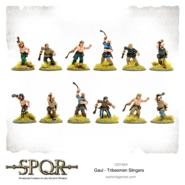 Warlord Games SPQR   SPQR: Gaul Tribesmen Slingers - 152214004 - 5060572504448