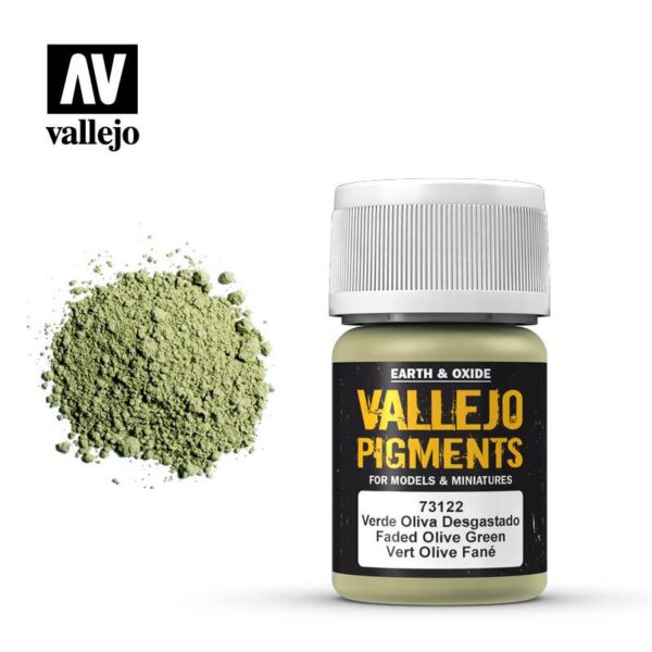 Vallejo    Vallejo Pigment - Faded Olive Green - VAL73122 - 8429551731225