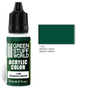 Green Stuff World    Acrylic Color KRAKEN GREEN - 8436574501551ES - 8436574501551